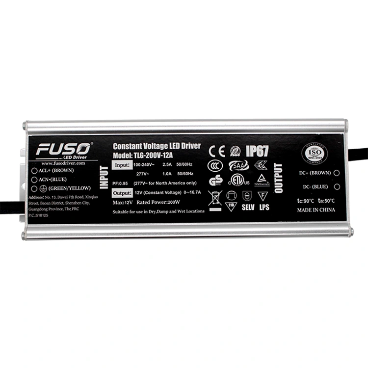 Bộ nguồn Led có điện áp không đổi Pf 12v 200w cao