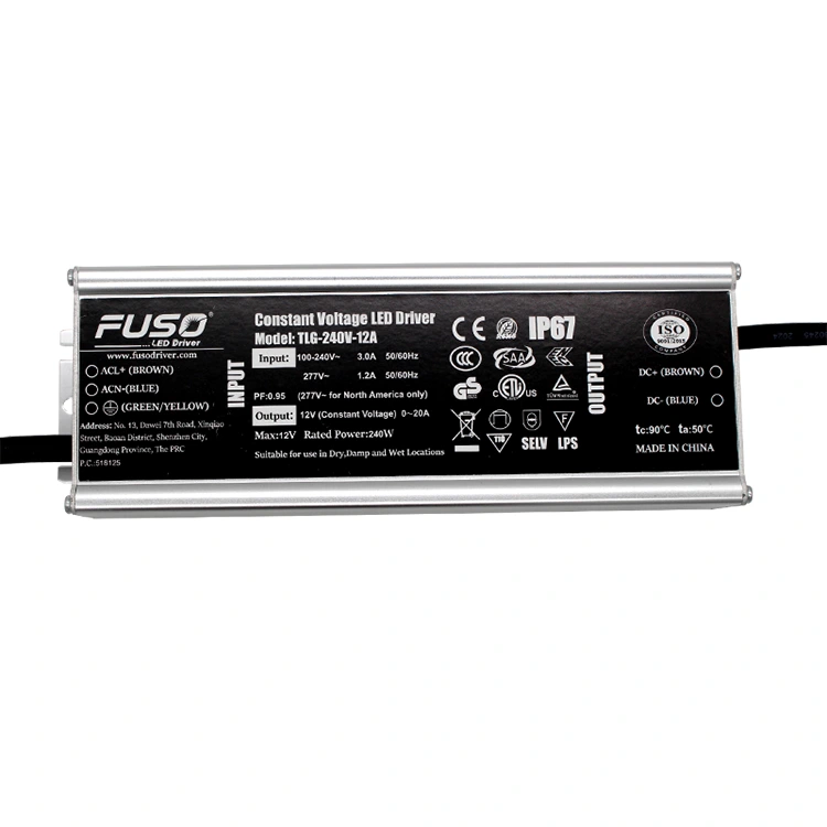 Trình điều khiển đèn LED điện áp không đổi PF 12 v 240w cao