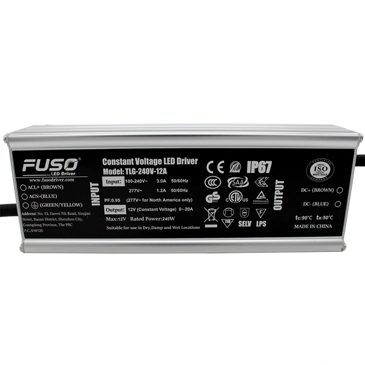 High PF 24V 240W Constant Voltage LED Driver 